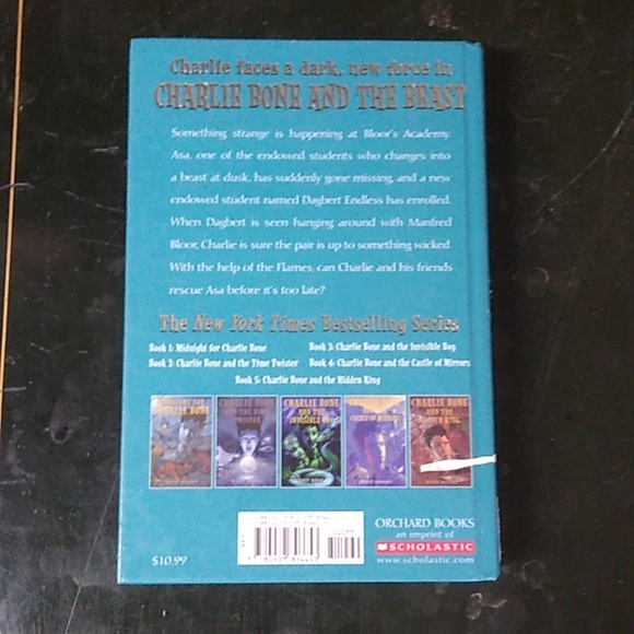 Charlie Bone Beast Book 6 Junior Fantasy Fiction Children's Chapter - Picture 3 of 9
